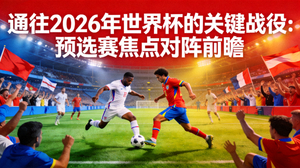 2026世界杯预选赛竞赛路径示意图：从各大洲预选赛到洲际附加赛再到正赛的完整晋级流程图