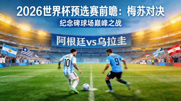 阿根廷对阵乌拉圭的2026世界杯预选赛前瞻，梅西与苏亚雷斯在纪念碑球场对决