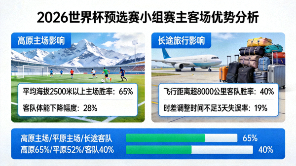 2026世界杯预选赛小组赛主客场优势分析：高原主场与长途旅行对球队表现的影响，数据揭示主场胜率