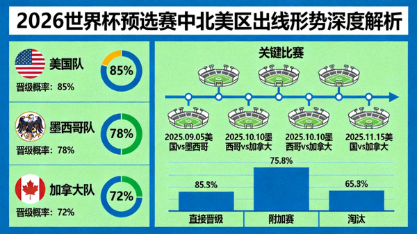2026世界杯预选赛中北美区出线形势深度解析，分析各队晋级概率与关键比赛