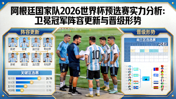 阿根廷国家队2026世界杯预选赛实力分析：卫冕冠军阵容更新与晋级形势 配图 梅西与队友