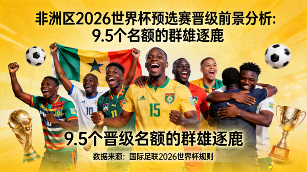 非洲区2026世界杯预选赛晋级前景分析：9.5个名额的群雄逐鹿 配图 非洲球队庆祝