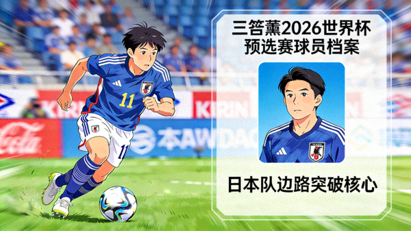 三笘薰2026世界杯预选赛球员档案：日本队边路突破核心 配图 三笘薰盘带